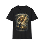 Chasing Monsters Fishing T-Shirt — Vintage Big Fish Angler Graphic Tee