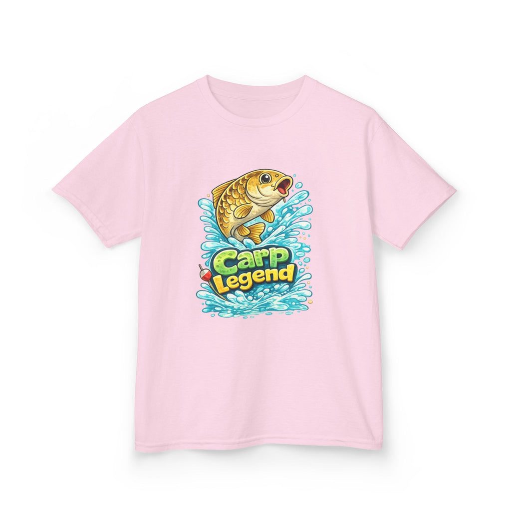 Kids T-Shirt — 'Carp Legend' Fishing Graphic Tee for Young Anglers