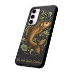 Phone Case — Carp Fish 'She Who Waits Catches' Protective Hard Cover