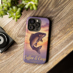 Phone Case — Coffee & Carp Sunrise Fishing Design