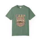 Carp Girls Run This Bank T-Shirt — Fishing Graphic Tee for Women Anglers