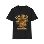 Carp Cult Co. T-Shirt — Vintage Fishing Graphic Tee (Founded 2024)
