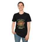Fishing T-Shirt — “Chase Giants or Stay Home” Vintage Carp Graphic Tee