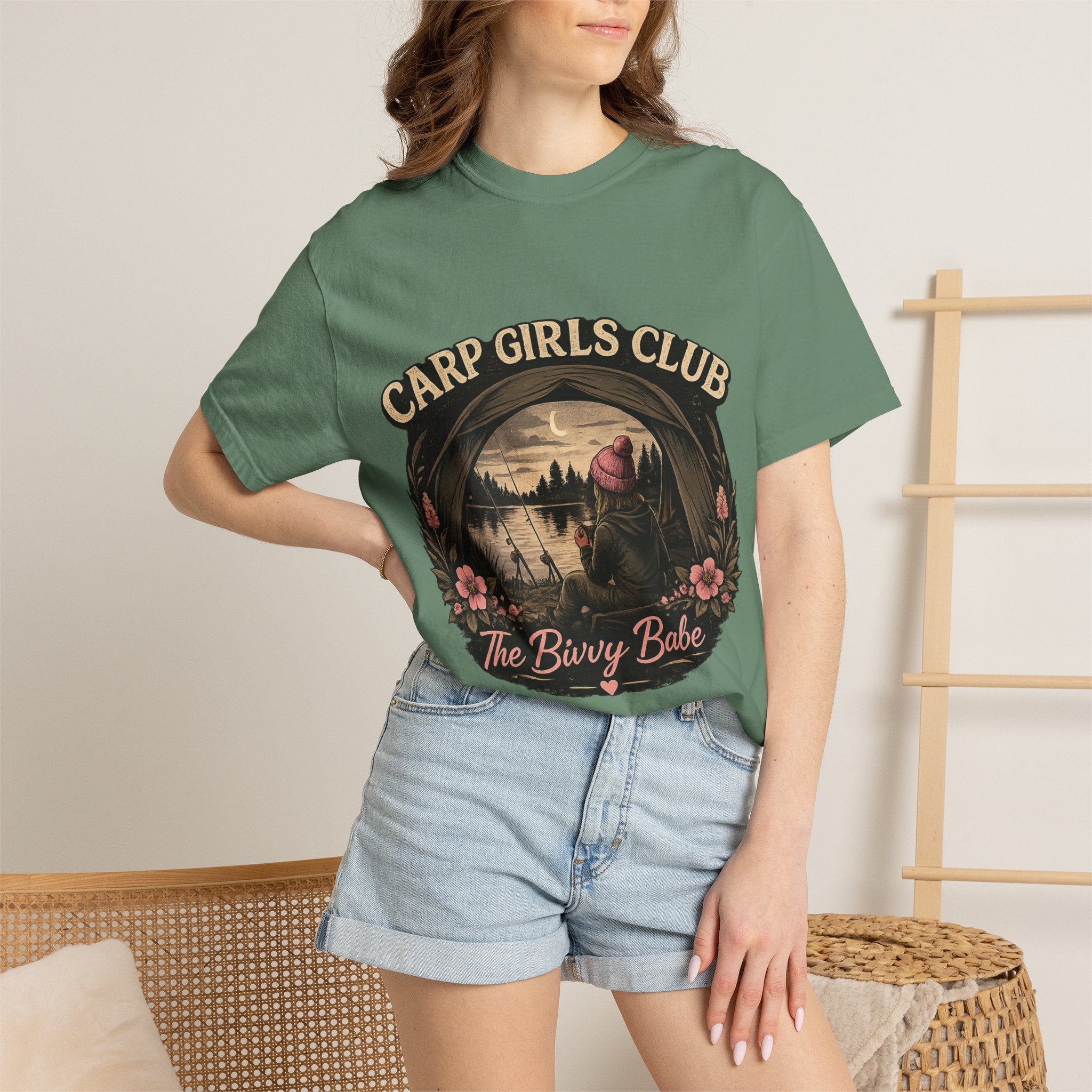 Carp Girls Club T-Shirt — The Bivy Babe Fishing Tee