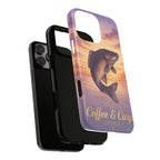 Phone Case — Coffee & Carp Sunrise Fishing Design