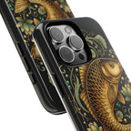 Phone Case — Carp Fish 'She Who Waits Catches' Protective Hard Cover