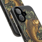 Phone Case — Carp Fish 'She Who Waits Catches' Protective Hard Cover