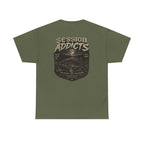 T-Shirt — "Session Addicts" Vintage Fishing Graphic Tee
