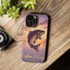 Phone Case — Coffee & Carp Sunrise Fishing Design
