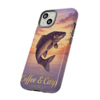 Phone Case — Coffee & Carp Sunrise Fishing Design