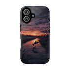 Sunset Carp  Phone Case — Tough Protective iPhone Cover with Fishing Scene