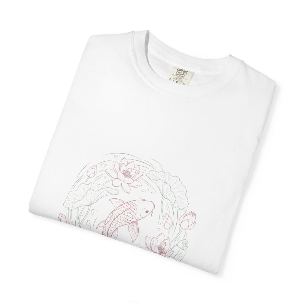 LILY Floral Tee — "Carp Cull Co." Vintage-Inspired Graphic T-Shirt