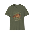 Fishing T-Shirt — “Chase Giants or Stay Home” Vintage Carp Graphic Tee