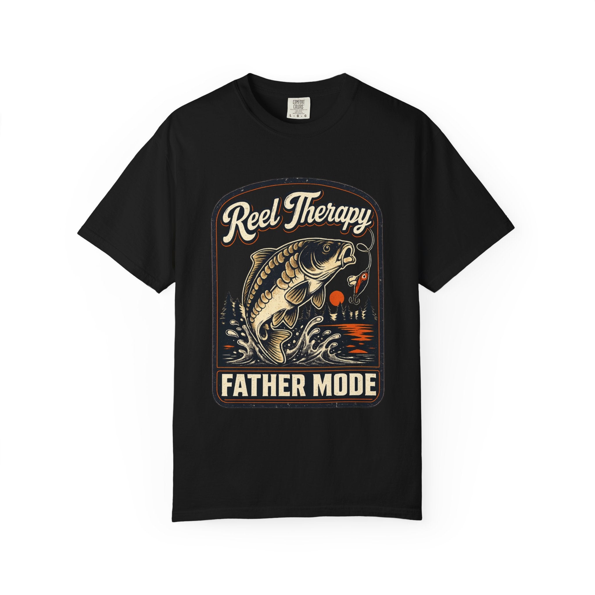 REEL THERAPY Fathers day t-shirt
