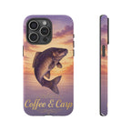 Phone Case — Coffee & Carp Sunrise Fishing Design