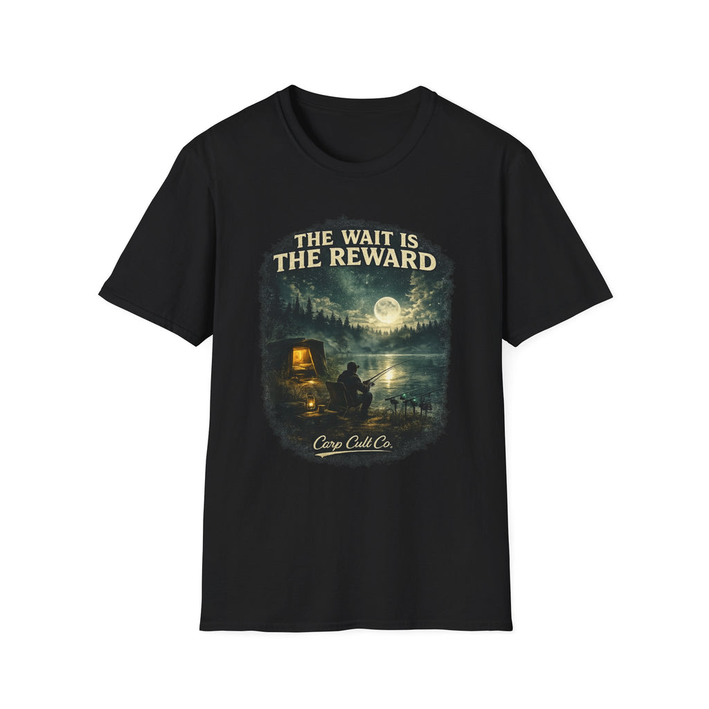 The Wait Is The Reward T-Shirt — Moonlit Wilderness Graphic Tee
