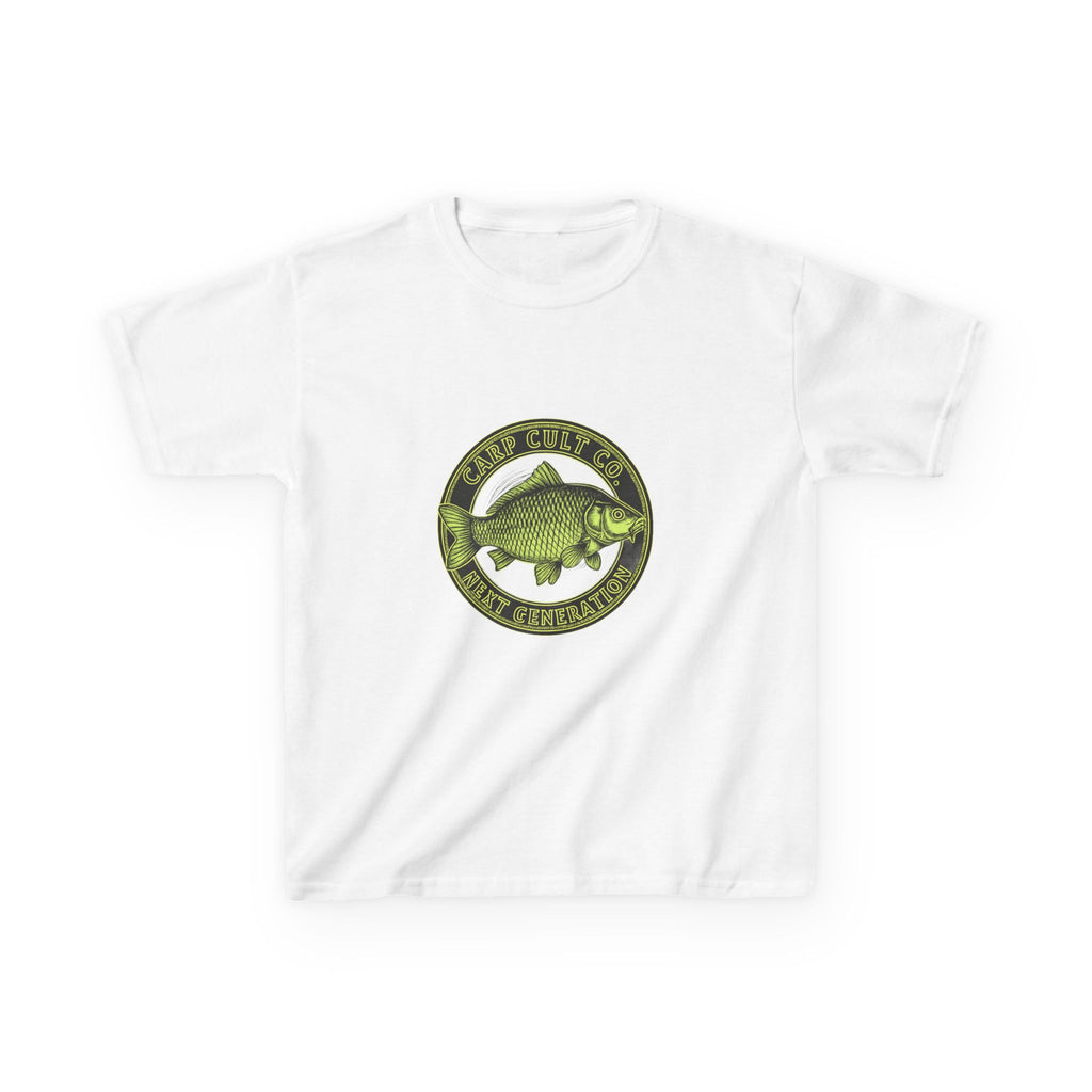 Kids Fishing T‑Shirt — 'Next Generation' Carp Logo Tee