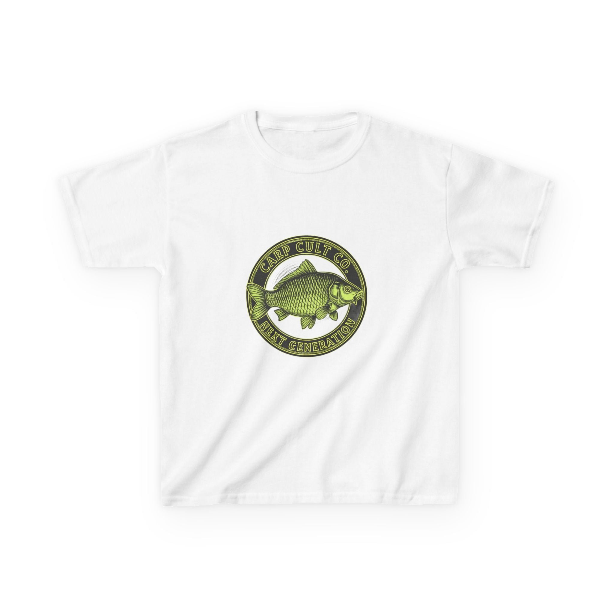 Kids Fishing T‑Shirt — 'Next Generation' Carp Logo Tee