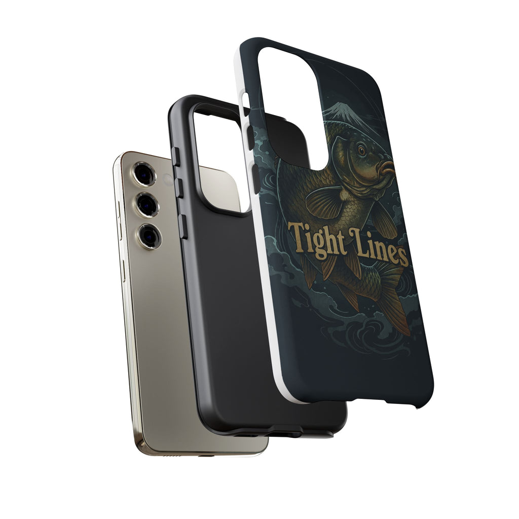 Phone Case — 'Tight Lines' Fishing Carp Design