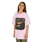 Kids Tee — 'Bank Life' Sunset Lake Fishing Graphic