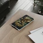 Phone Case - "Bankside Since Birth" Fishing Design (Carp Jumping, Angler Gift)