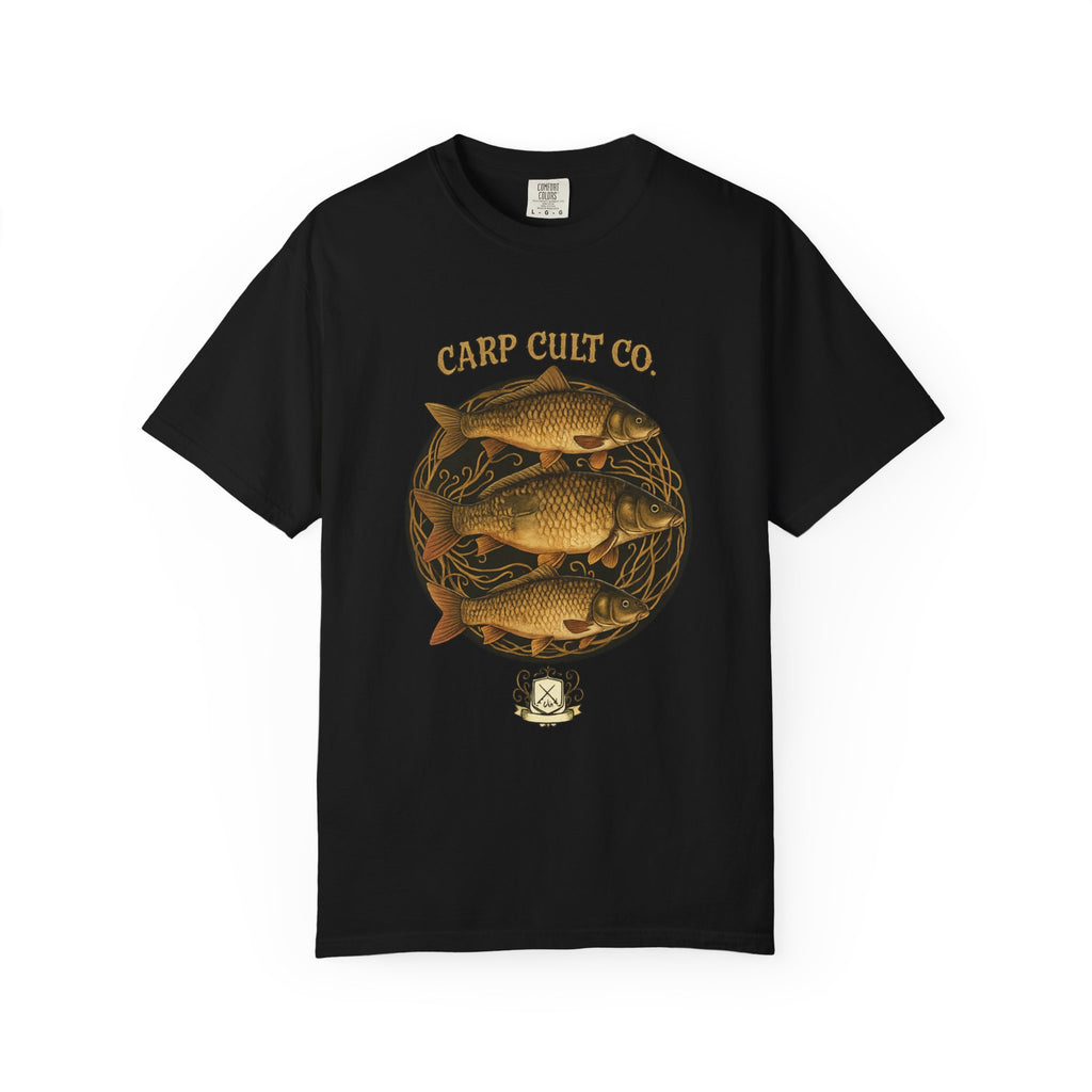 Carp Cult Co. Fishing T‑Shirt — Vintage Carp Illustration Tee
