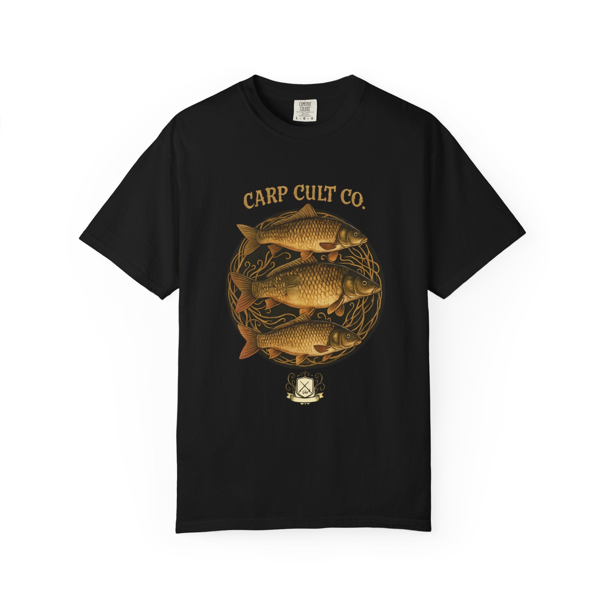 Carp Cult Co. Fishing T‑Shirt — Vintage Carp Illustration Tee