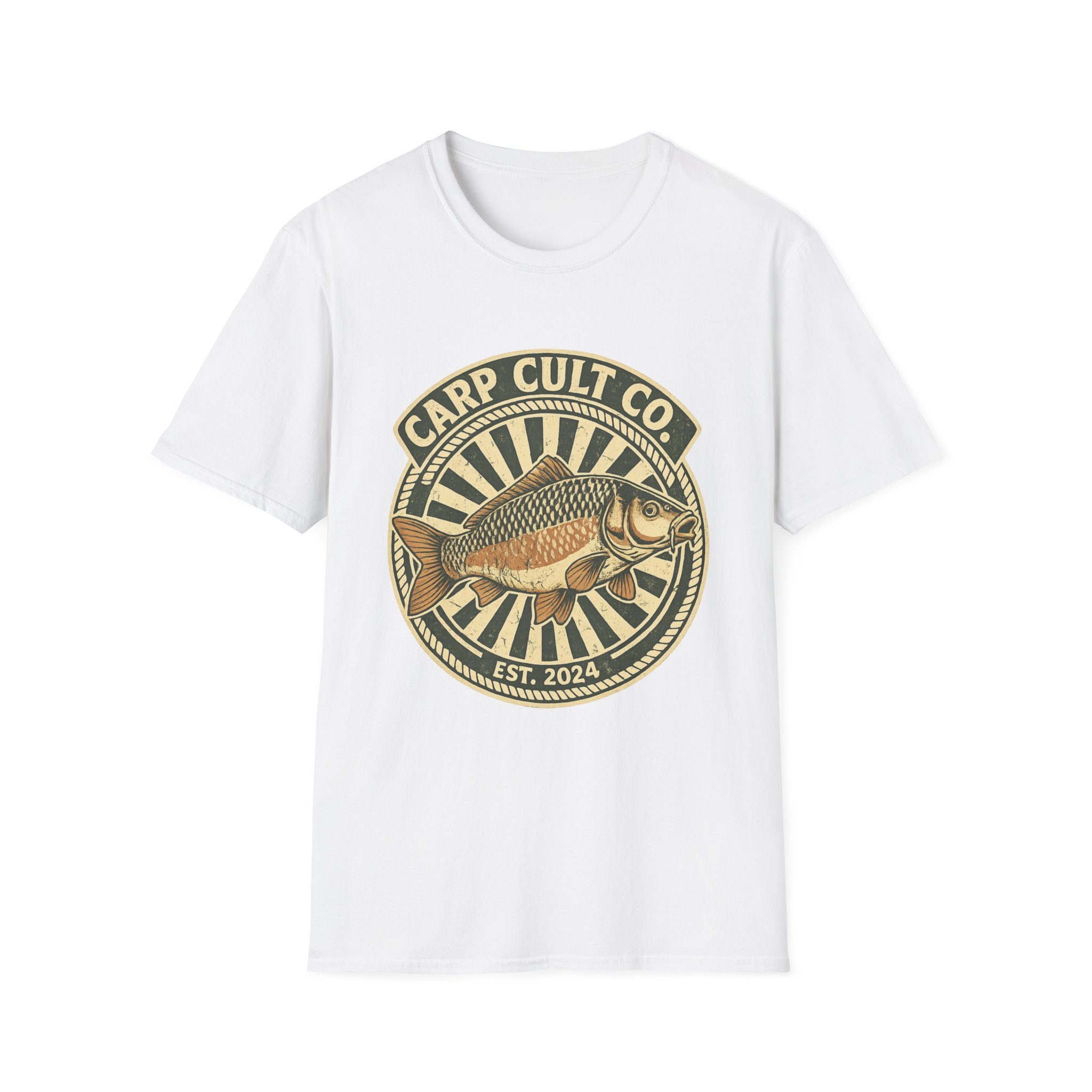 Carp Cult Co.Est 24 Graphic T-Shirt — Vintage Fishing Club Tee