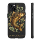 Phone Case — Carp Fish 'She Who Waits Catches' Protective Hard Cover