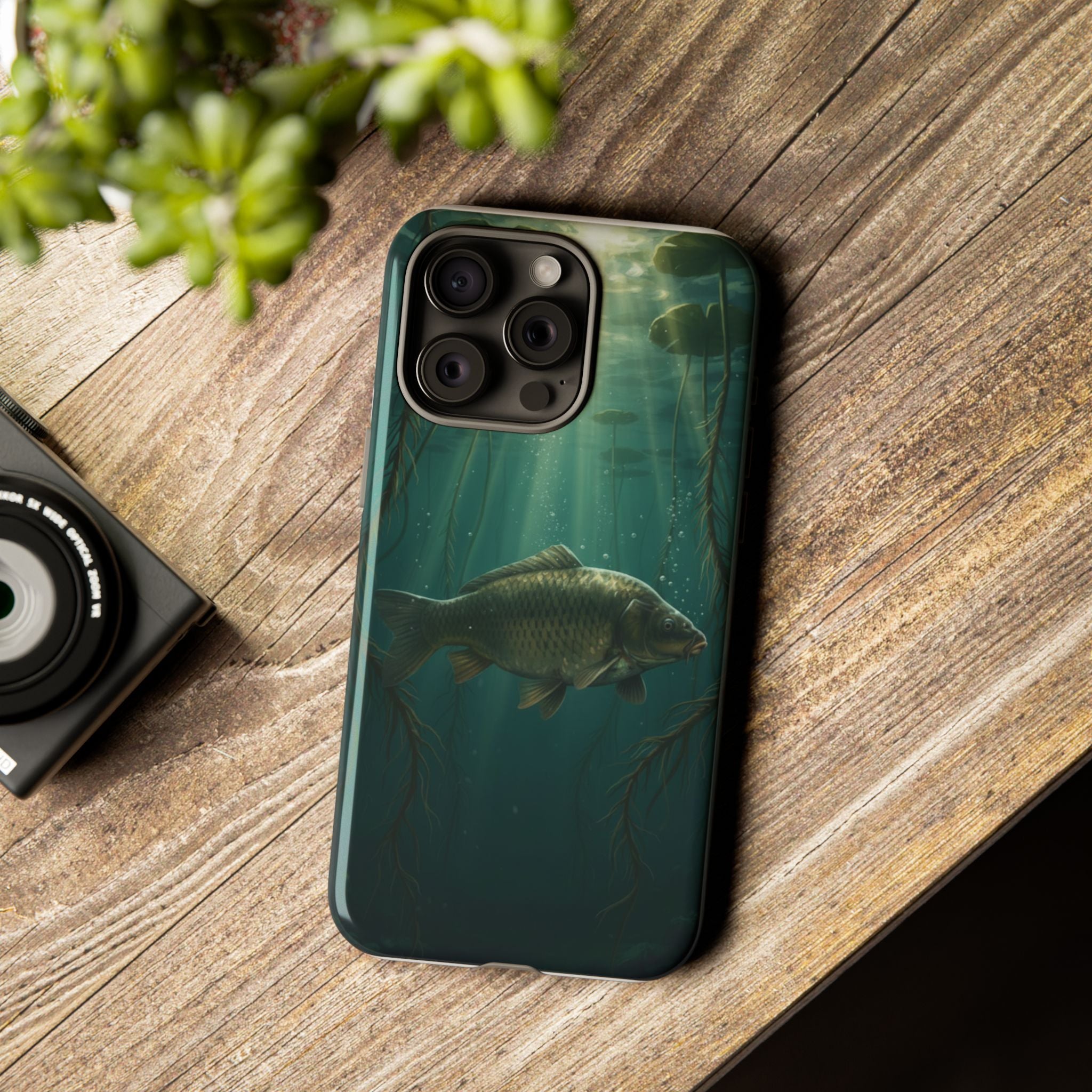 Phone Case — Underwater Carp Design Tough Protective Phone Case