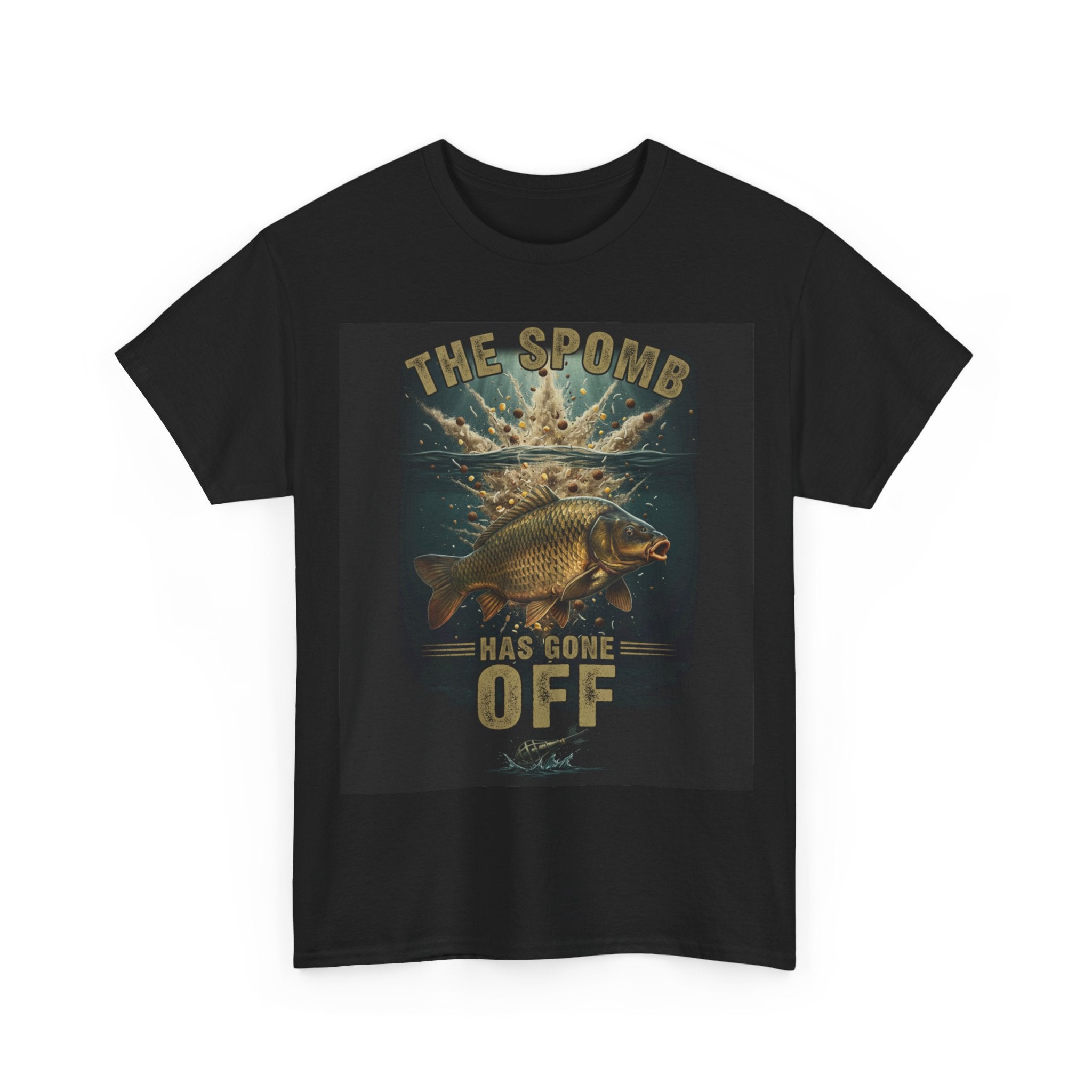 Fishing T-Shirt — “The Sbomb Has Gone Off” Vintage Fish Graphic Tee