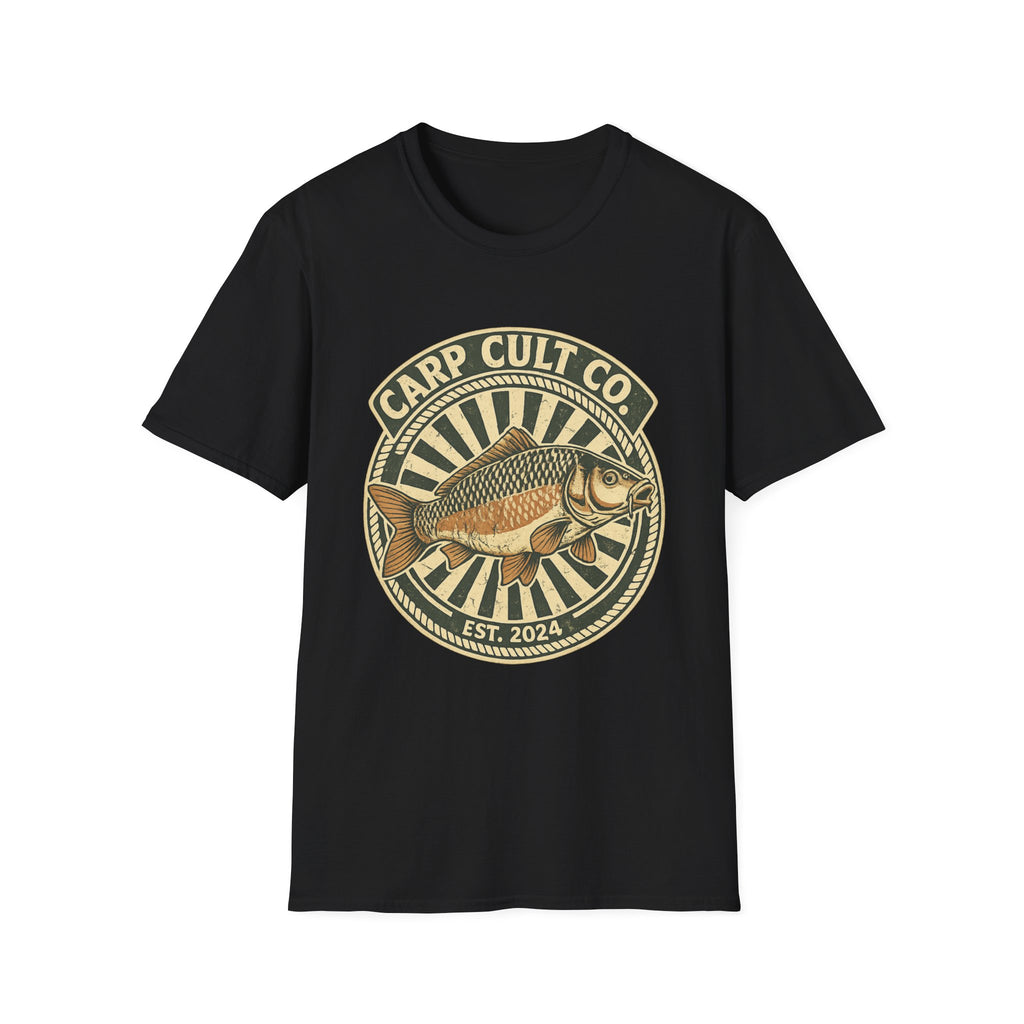 Carp Cult Co.Est 24 Graphic T-Shirt — Vintage Fishing Club Tee