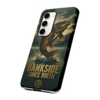 Phone Case - "Bankside Since Birth" Fishing Design (Carp Jumping, Angler Gift)