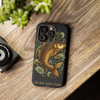 Phone Case — Carp Fish 'She Who Waits Catches' Protective Hard Cover
