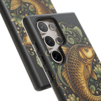 Phone Case — Carp Fish 'She Who Waits Catches' Protective Hard Cover