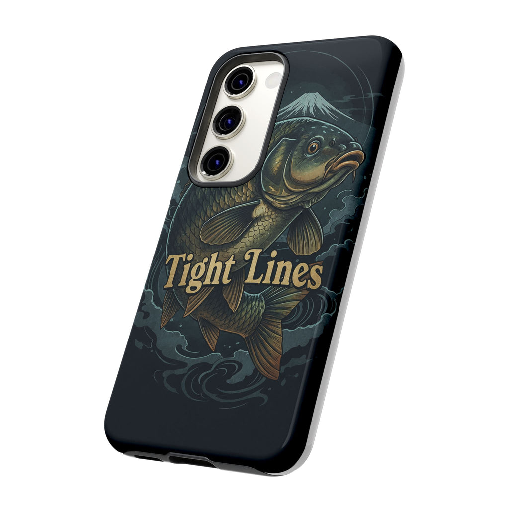 Phone Case — 'Tight Lines' Fishing Carp Design