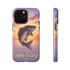Phone Case — Coffee & Carp Sunrise Fishing Design