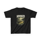 Kids T-Shirt — "Hooked" Fishing Graphic Tee for Young Anglers