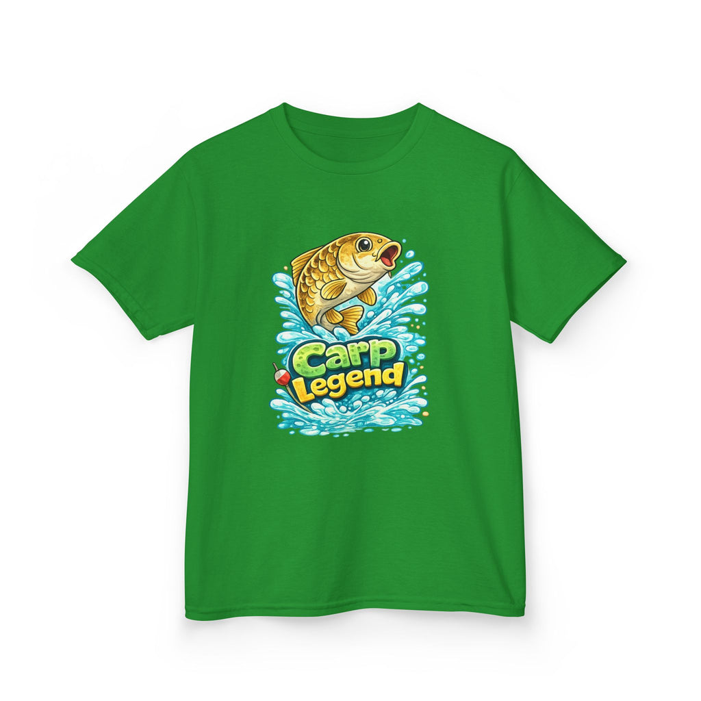 Kids T-Shirt — 'Carp Legend' Fishing Graphic Tee for Young Anglers