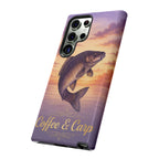Phone Case — Coffee & Carp Sunrise Fishing Design