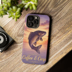 Phone Case — Coffee & Carp Sunrise Fishing Design