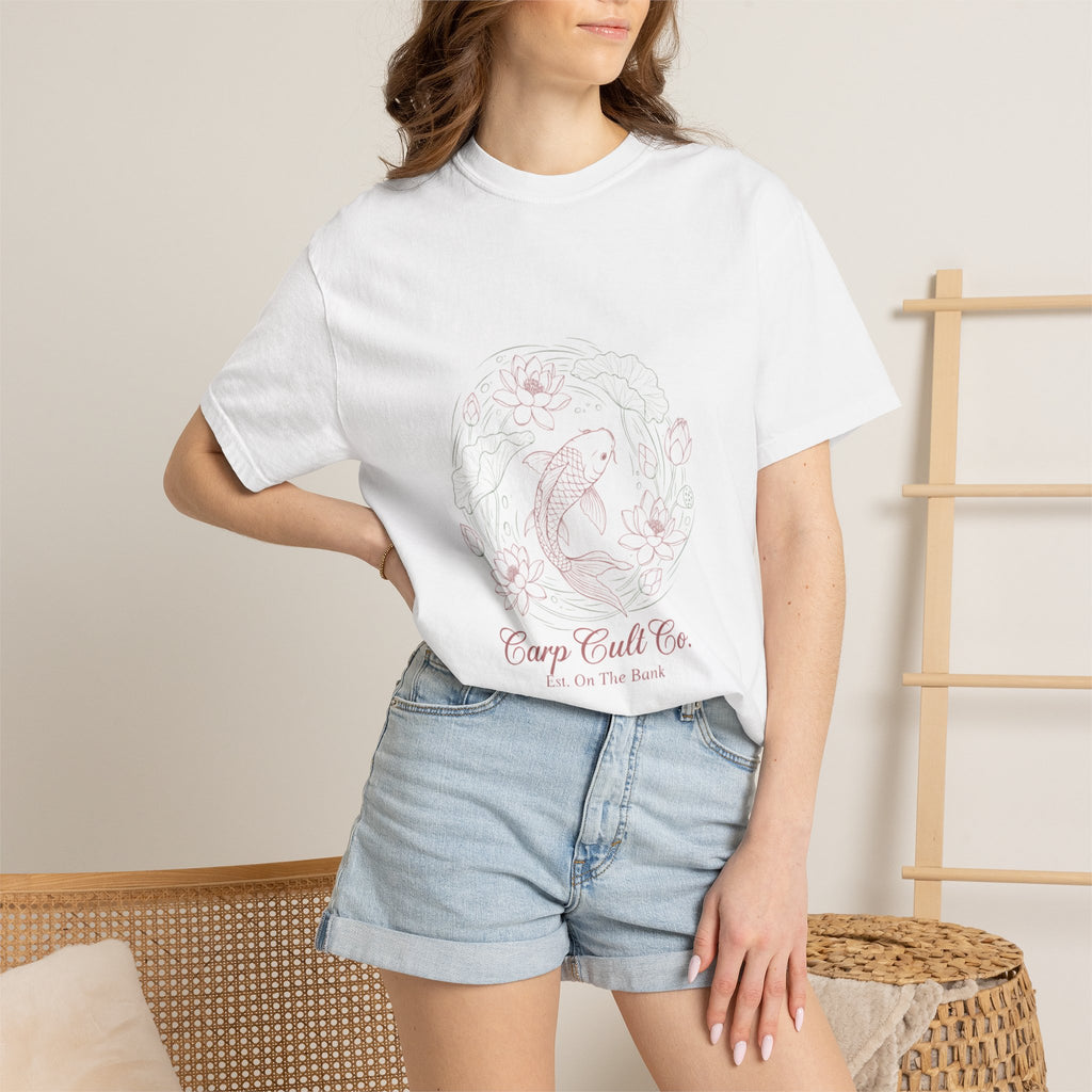 LILY Floral Tee — "Carp Cull Co." Vintage-Inspired Graphic T-Shirt