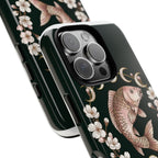 Carp Girls Club Phone Case — Floral Moon Fishing Design