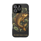 Phone Case — Carp Fish 'She Who Waits Catches' Protective Hard Cover