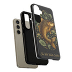 Phone Case — Carp Fish 'She Who Waits Catches' Protective Hard Cover