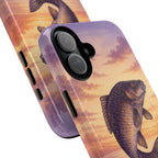 Phone Case — Coffee & Carp Sunrise Fishing Design