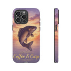 Phone Case — Coffee & Carp Sunrise Fishing Design