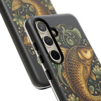 Phone Case — Carp Fish 'She Who Waits Catches' Protective Hard Cover