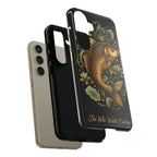 Phone Case — Carp Fish 'She Who Waits Catches' Protective Hard Cover