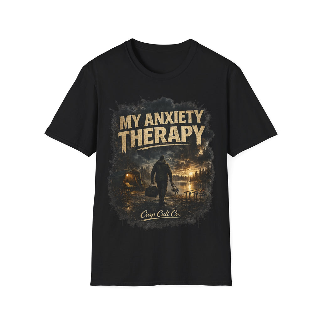 My Anxiety Therapy Fishing T‑Shirt — Relaxing Fishing Vibe Tee for Anglers